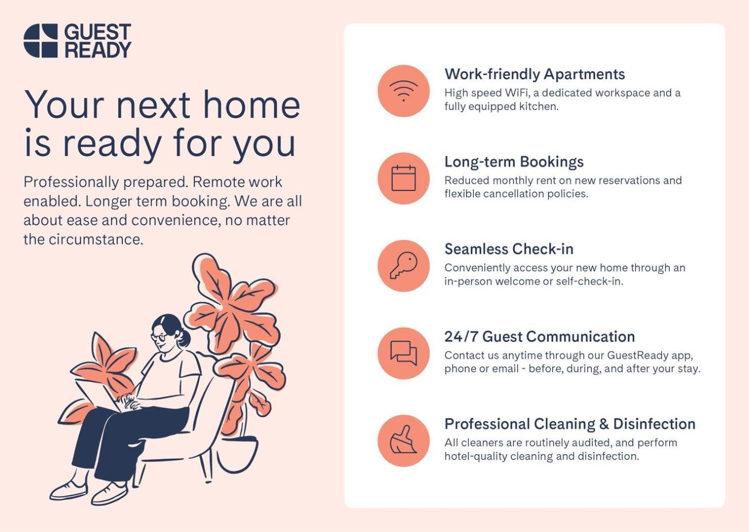 Lejlighed Guestready - Modern Getaway In